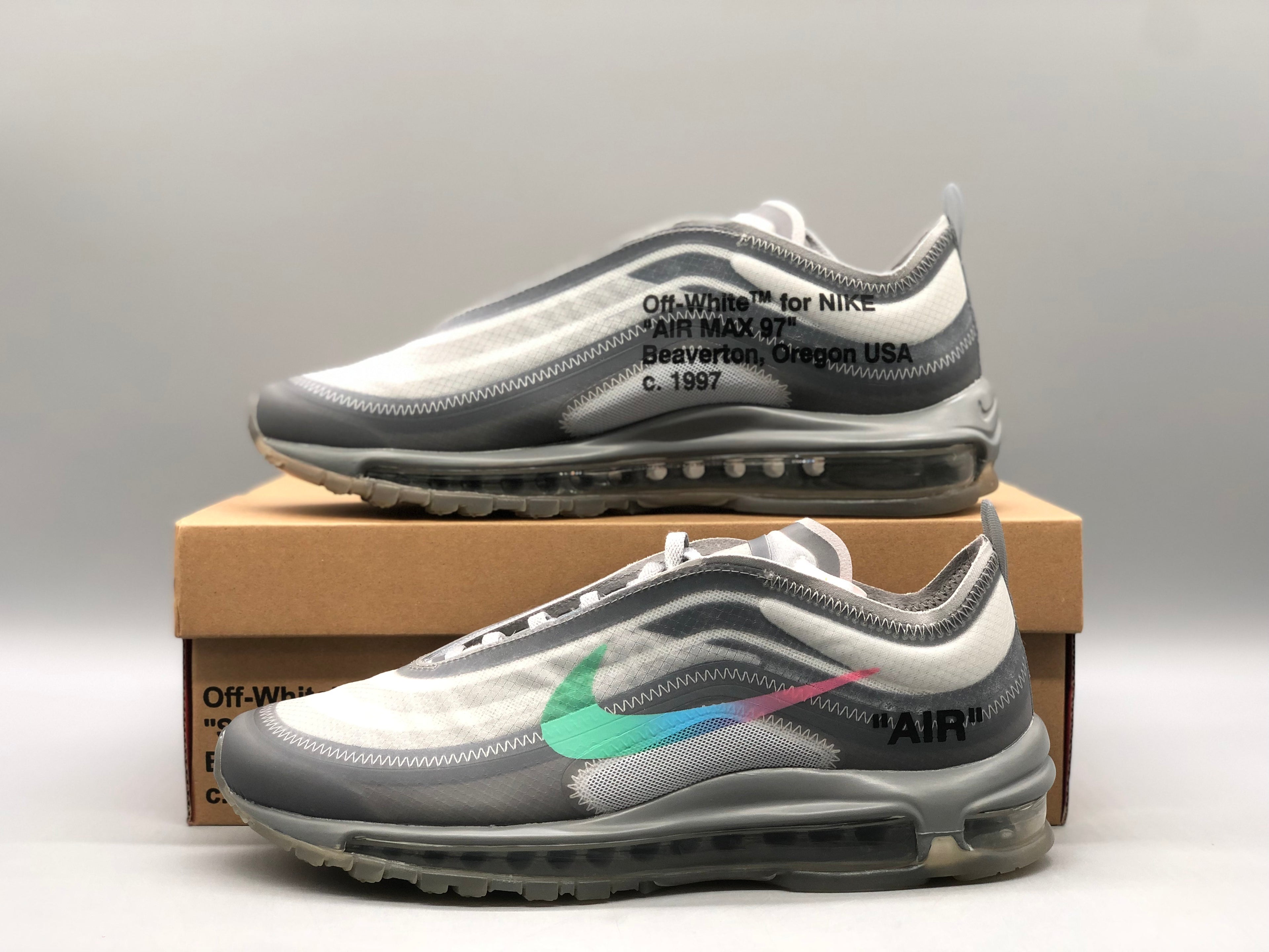 Off-White x Nike Air Max 97 'Cinza'