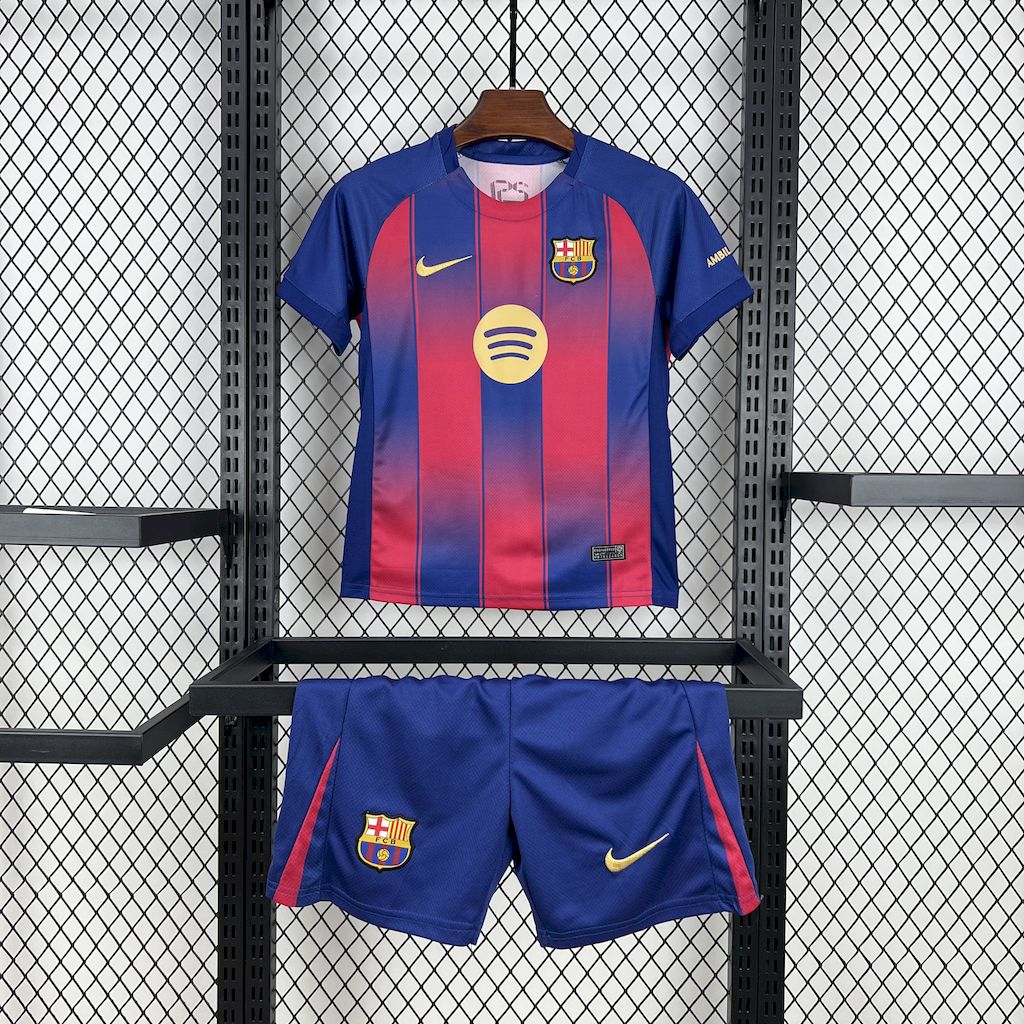 Uniforme Infantil Barcelona Para Temporada 2025/26