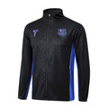 Jaqueta Barcelona 2025 Masculina Track Top Preta e Azul