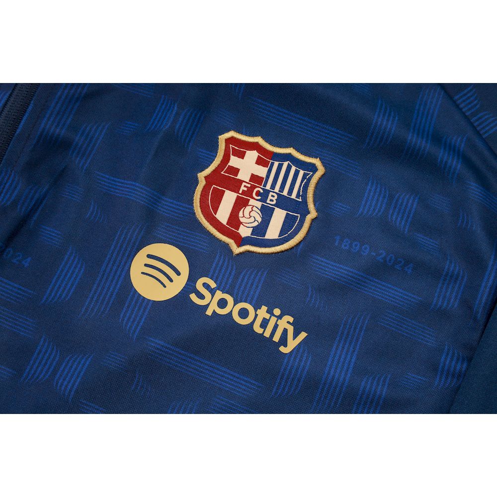 Jaqueta Barcelona 2025 Masculina Track Top Azul