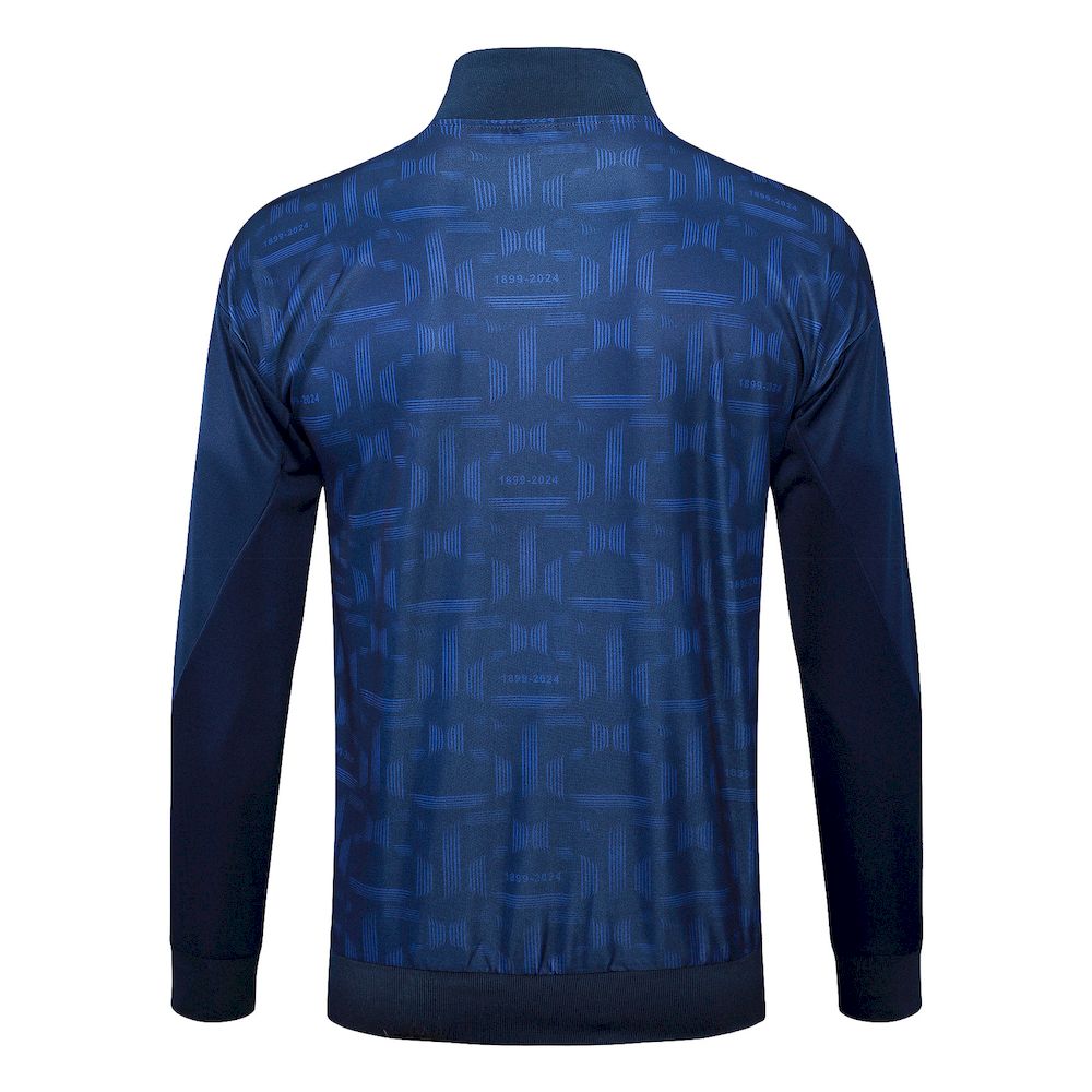 Jaqueta Barcelona 2025 Masculina Track Top Azul