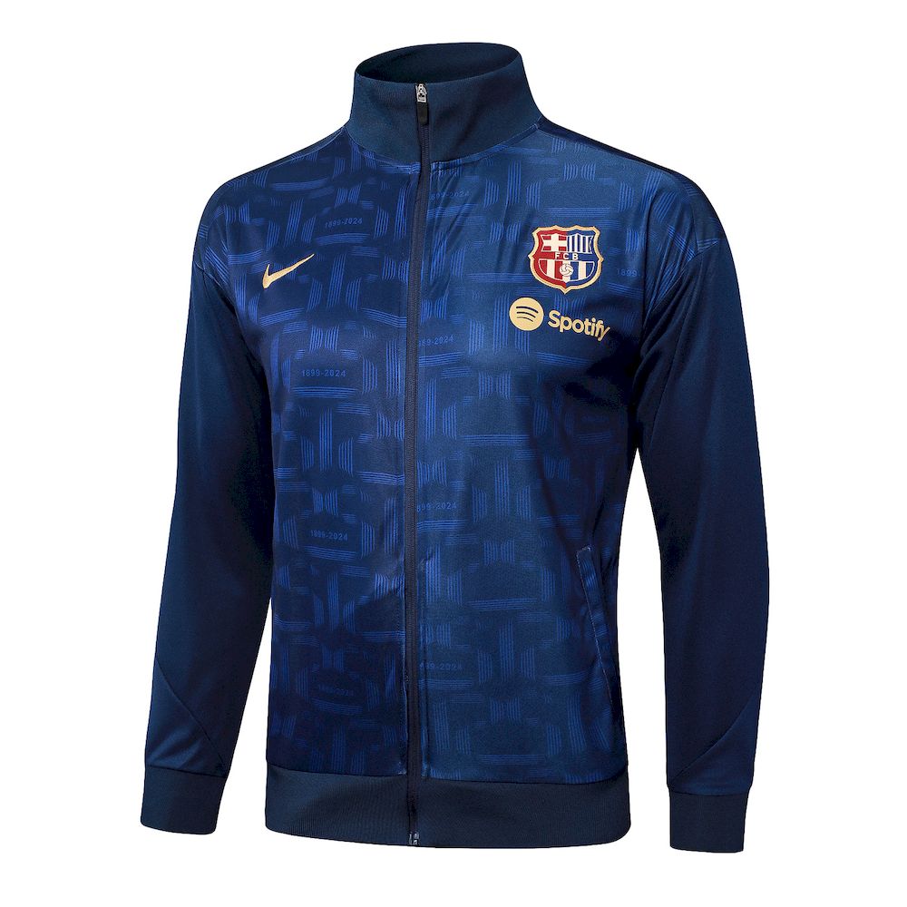 Jaqueta Barcelona 2025 Masculina Track Top Azul