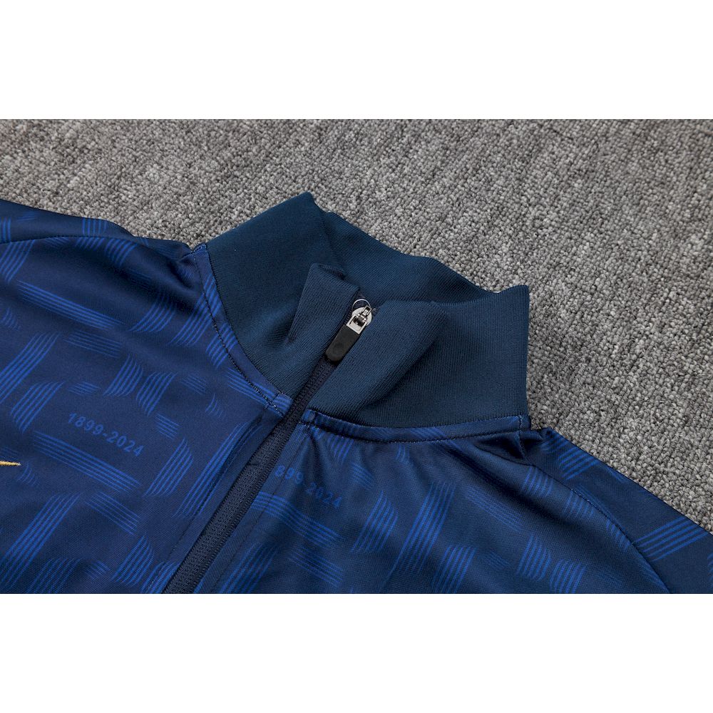 Jaqueta Barcelona 2025 Masculina Track Top Azul