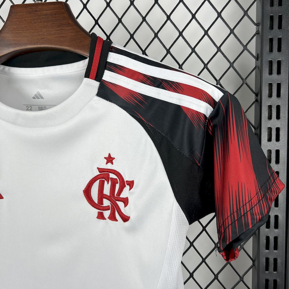 Uniforme Infantil Do Flamengo Para Temporada 2025/26 Visitante