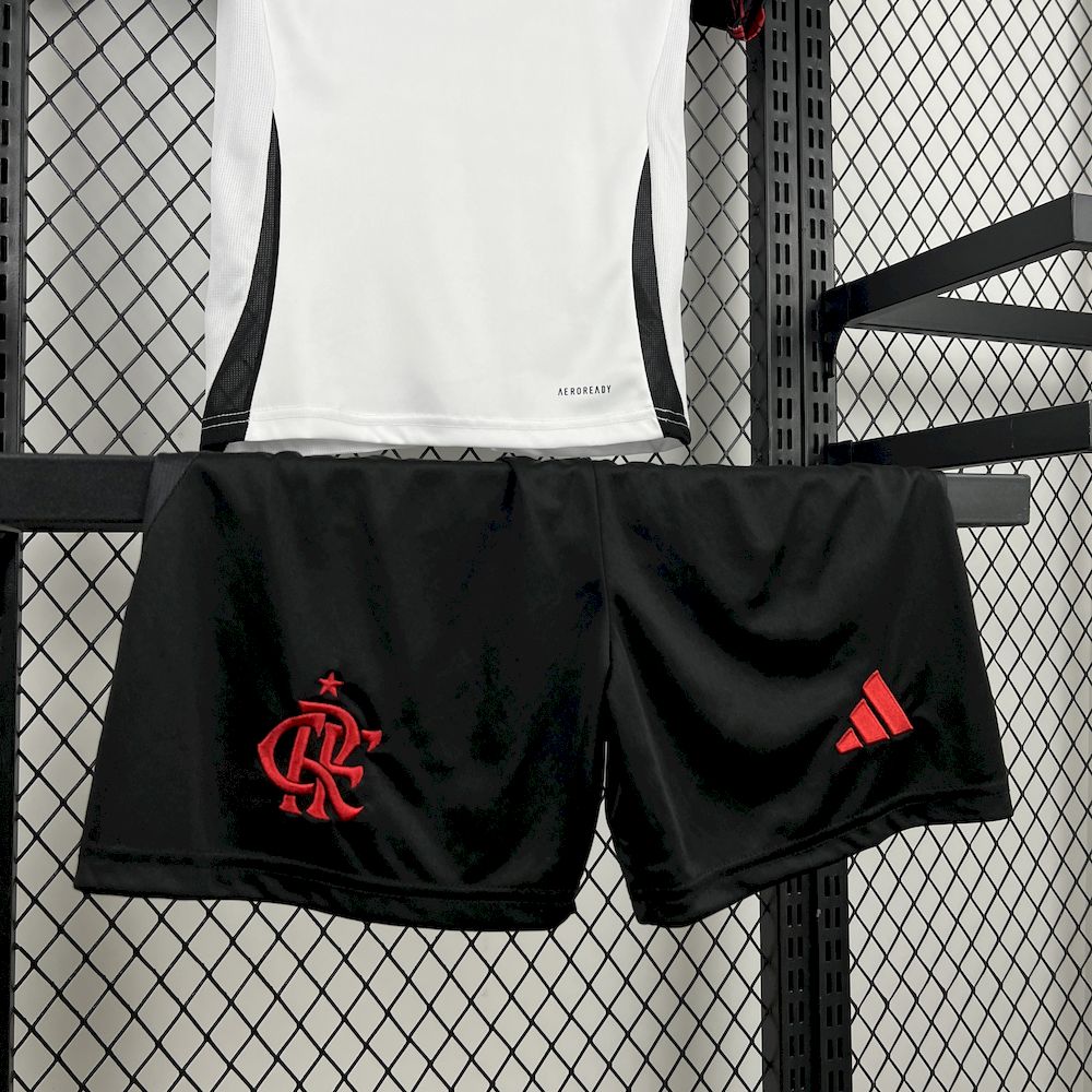 Uniforme Infantil Do Flamengo Para Temporada 2025/26 Visitante