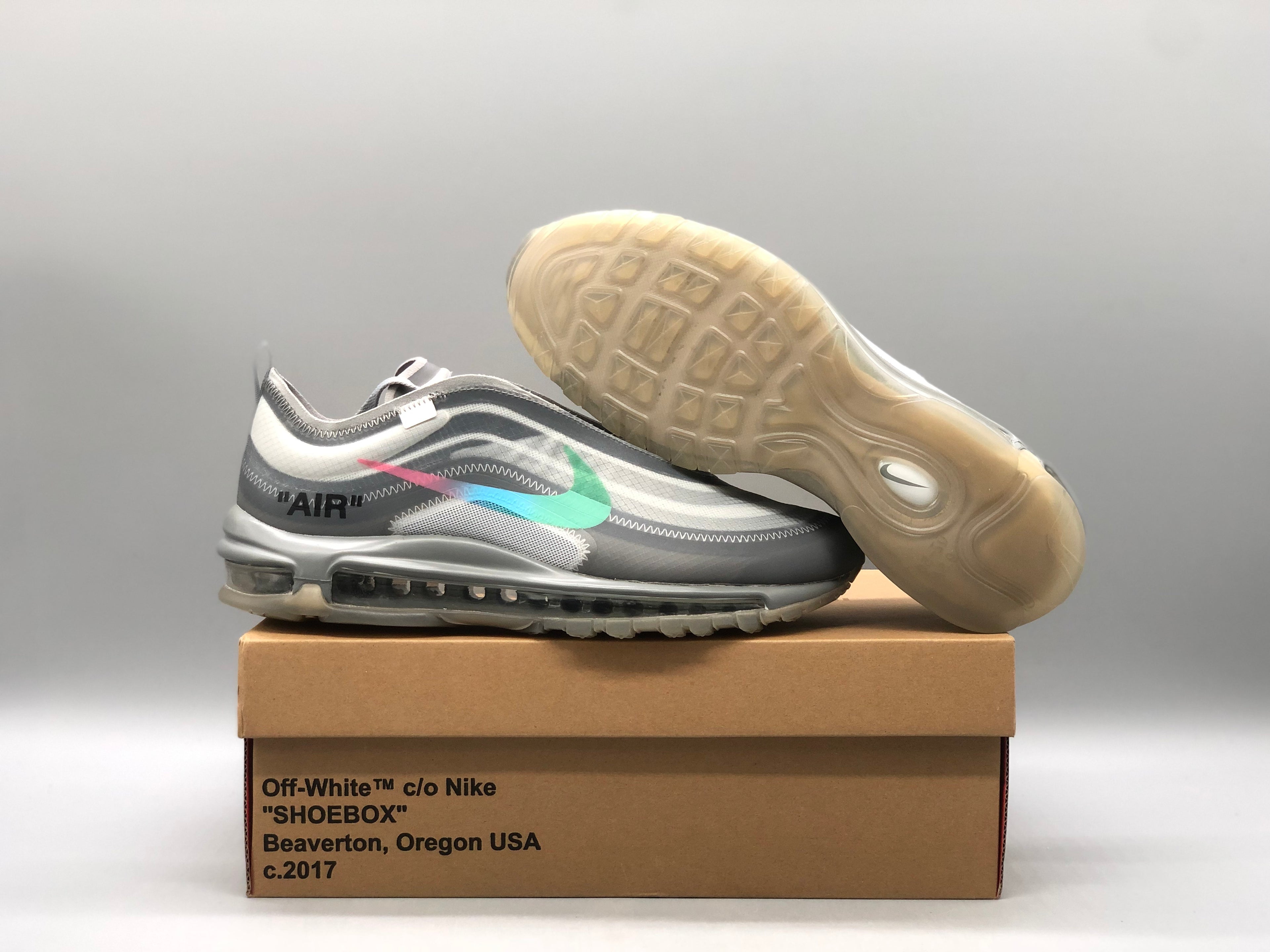 Off-White x Nike Air Max 97 'Cinza'