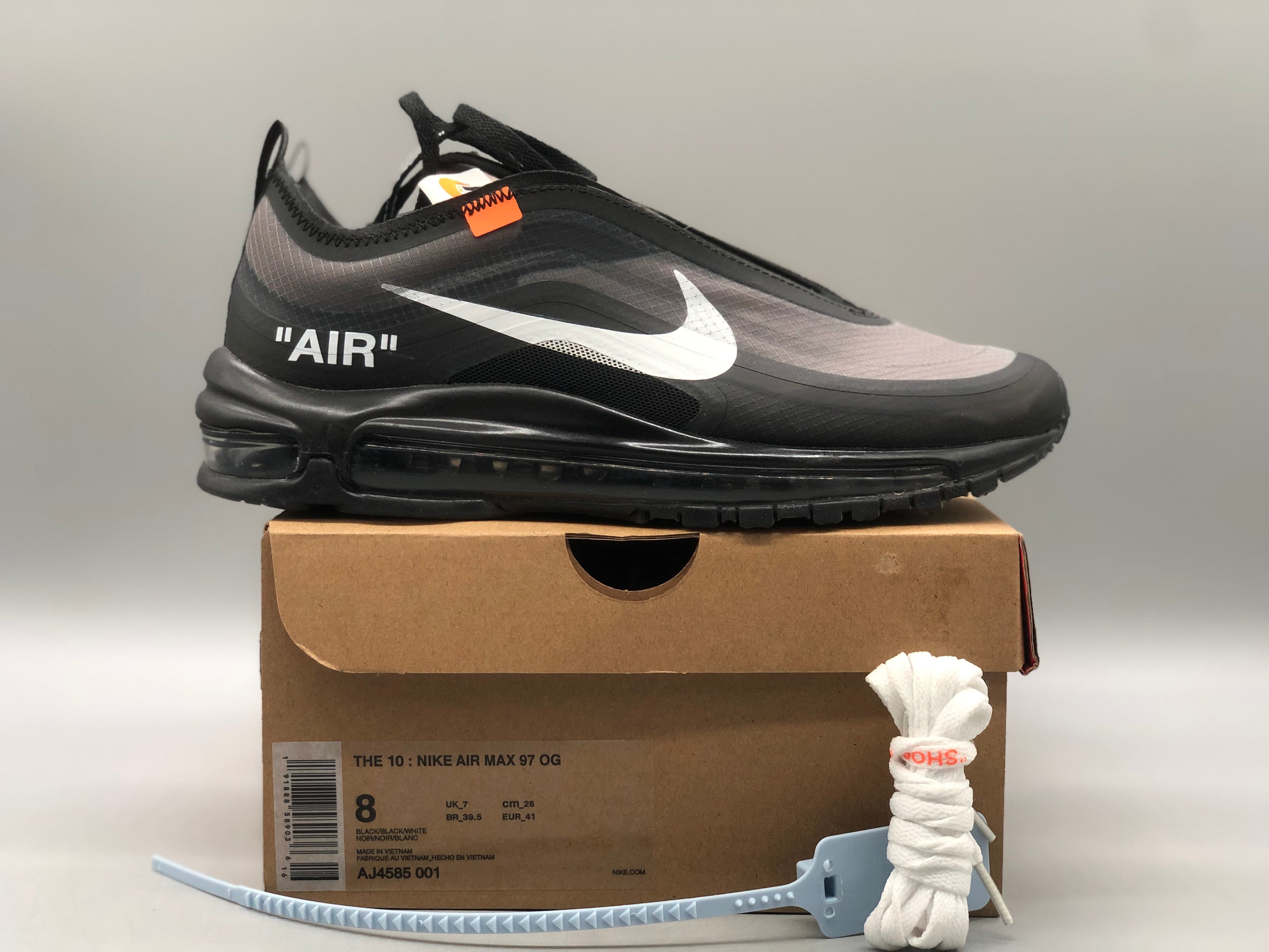 Off-White x Nike Air Max 97 'Black'