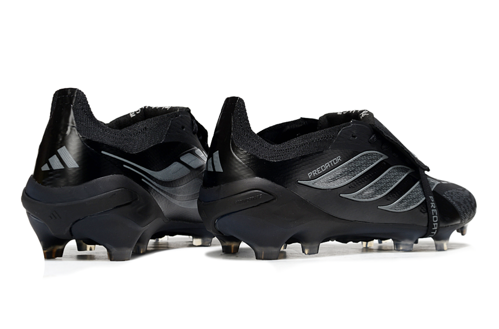 Chuteira Predator Elite Fold-Over Tongue Firm Ground Futebol Preta